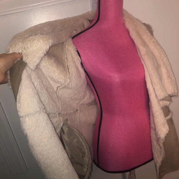 Faux Fur and Suede Shearling Vest - Picture 7 of 14